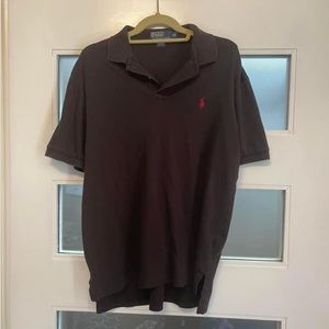 Men’s black Ralph Lauren Polo shirt. Size medium. Worn a few times.